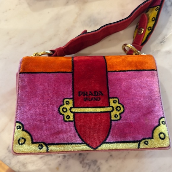 Prada Cahier Crossbody Bag Printed - Picture 2 of 11